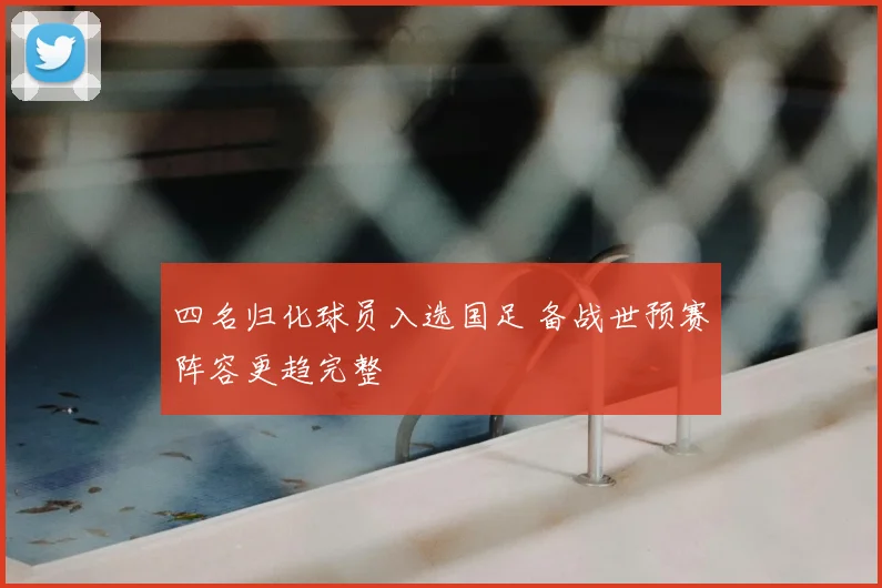 四名归化球员入选国足 备战世预赛阵容更趋完整